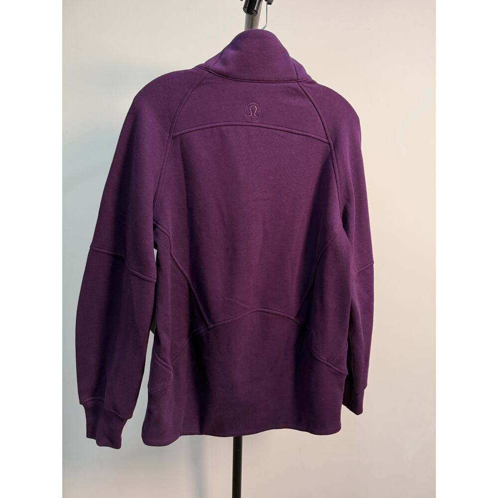 Lululemon Scuba Oversized Funnel Neck Half Zip Dramatic Magenta XS/S - Picture 6 of 7